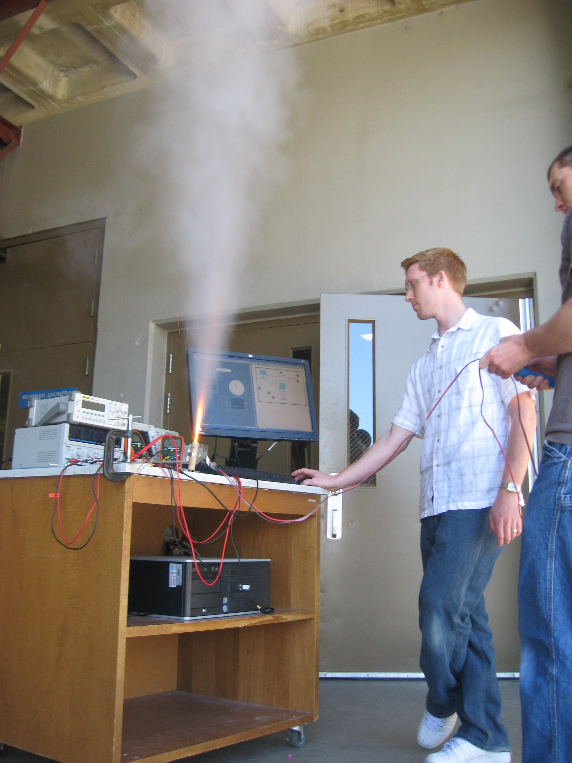 Rocket Thrust Test Rig