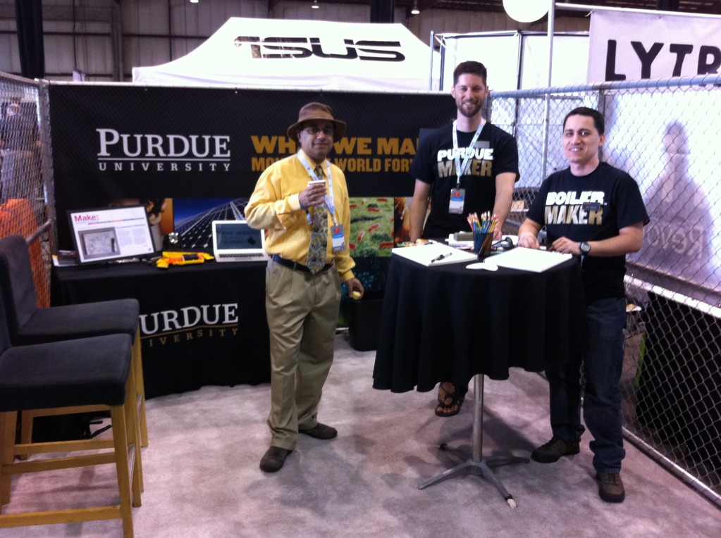 Representing Purdue at the Makers' Faire 2012